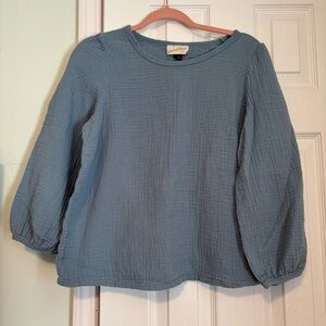 Universal Thread Slate Blue Blouse